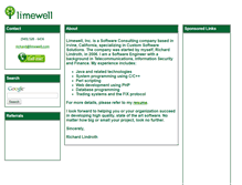 Tablet Screenshot of limewell.com